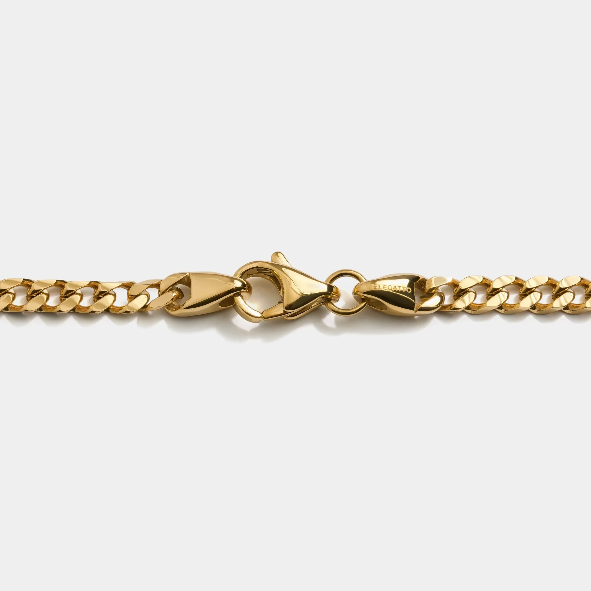 Cuban Chain Bracelet Gold (4mm) - Image 3