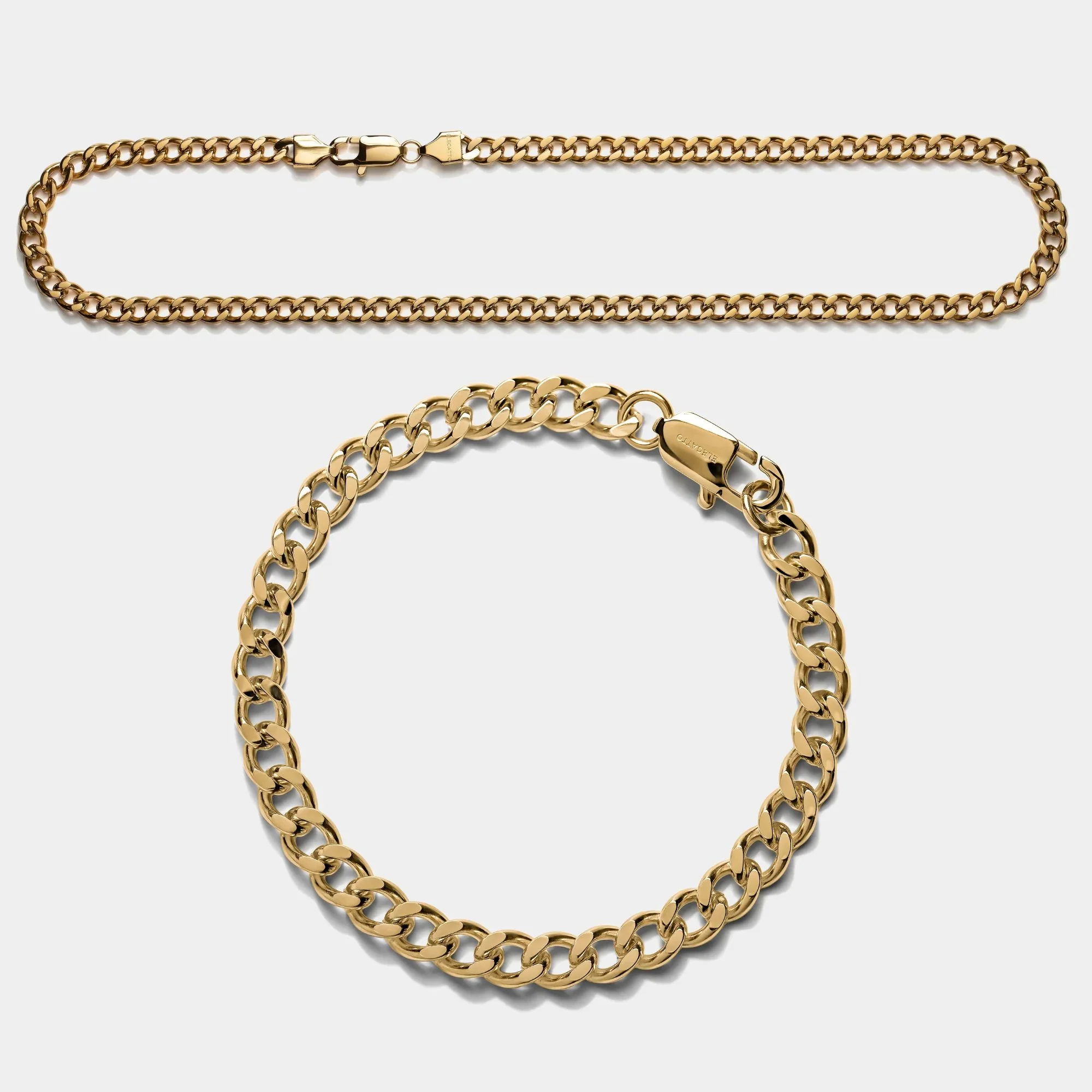 Cuban Chain Link Bundle Gold (6mm) - Image 4