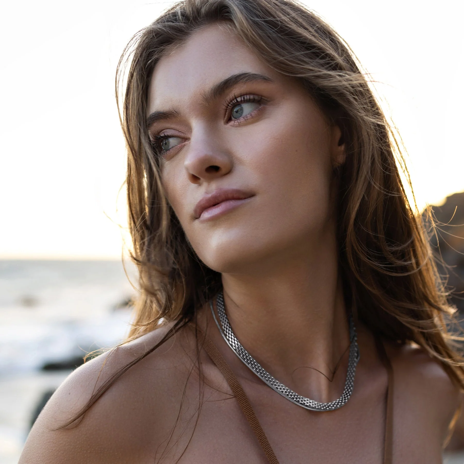 Mesh Choker Silver - Image 5