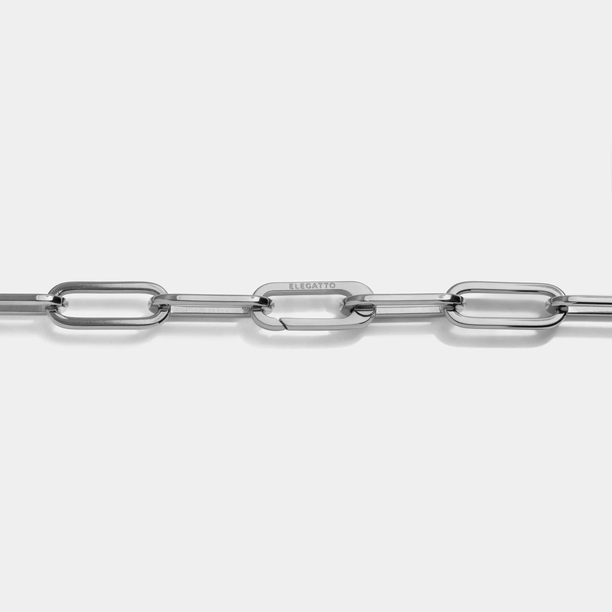 Paperclip Necklace Silver - Image 3