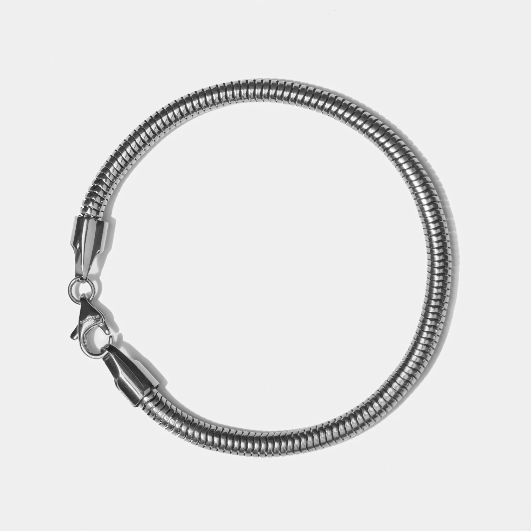 Snake Chain Bracelet Silver (4mm) W - Image 2